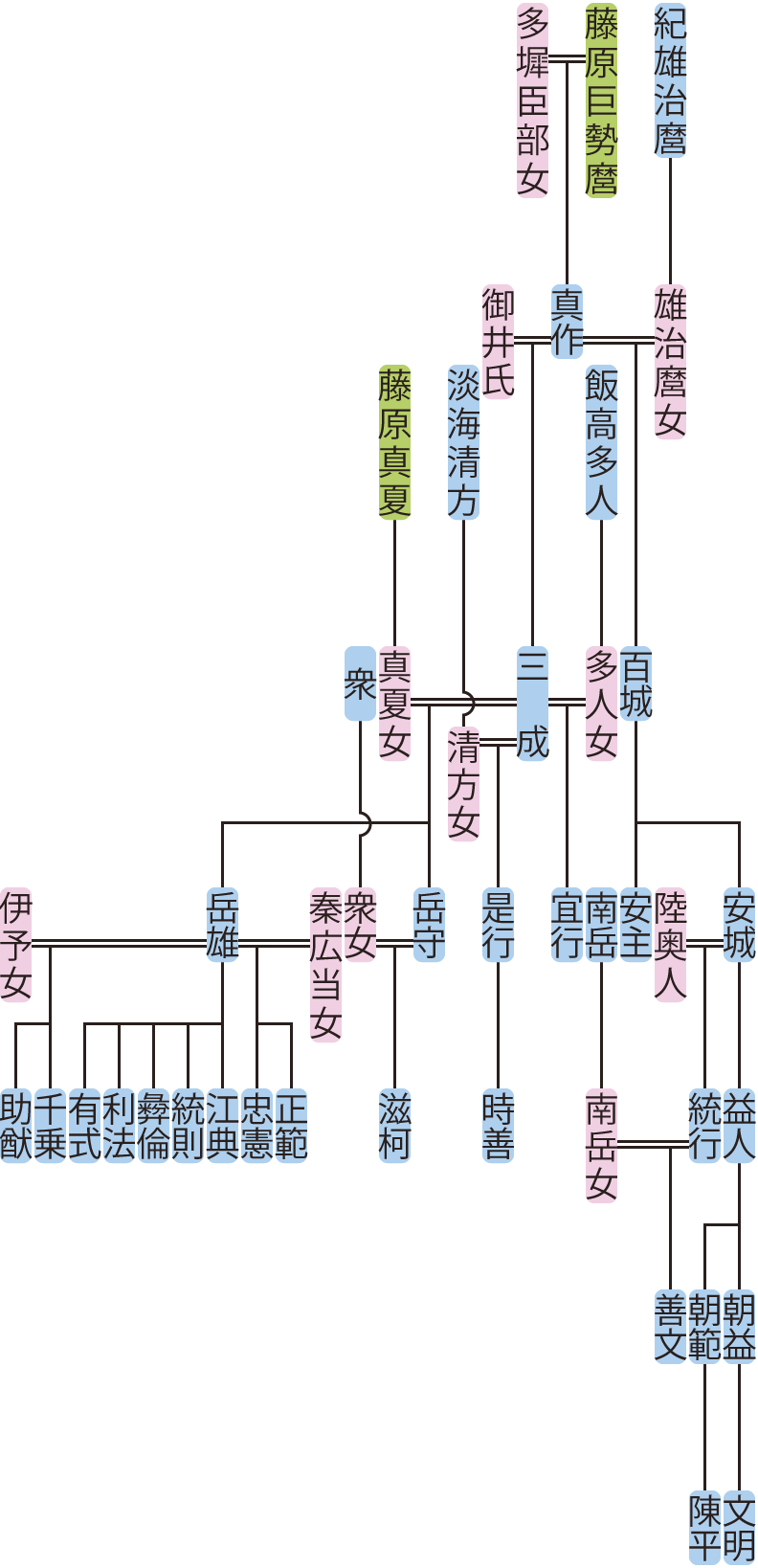 藤原百城・光成の系図